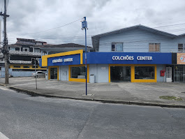 Fachada da Colchões Center Iririú Joinville - Rua Iririú